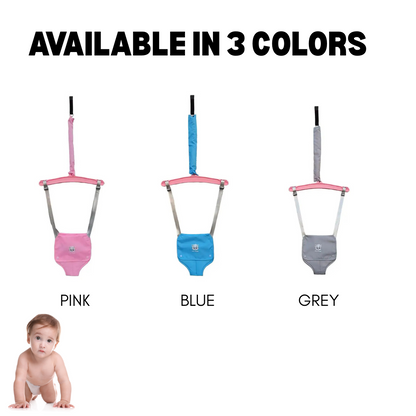 JumpJoy Baby Jumper- Adjustable Bouncer Seat with Safety Harness & Clamp